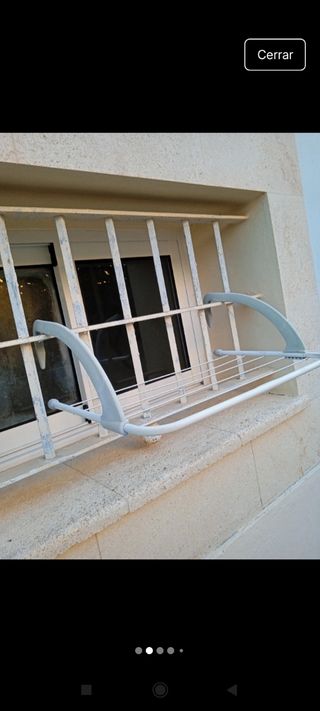 Tendedero plegable para ventana/balcón/radiador