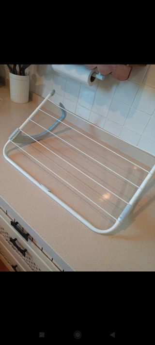Tendedero plegable para ventana/balcón/radiador