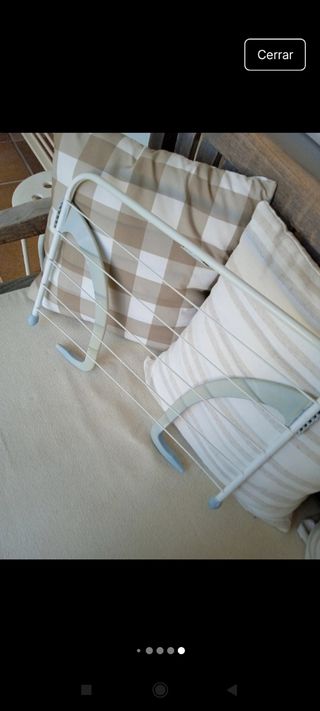 Tendedero plegable para ventana/balcón/radiador