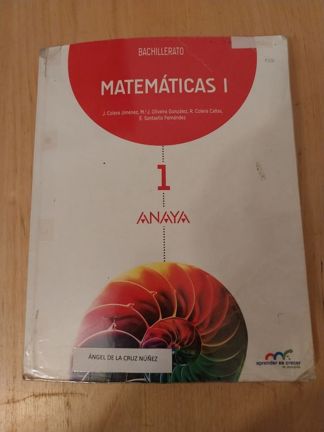 Matemáticas I.