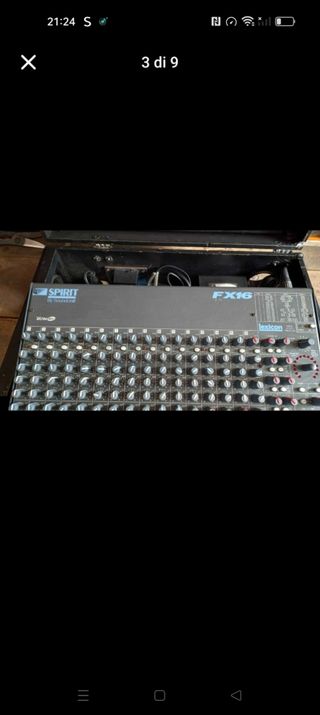 Mixer Lexicon Soundcraft FX16 + Roadcase