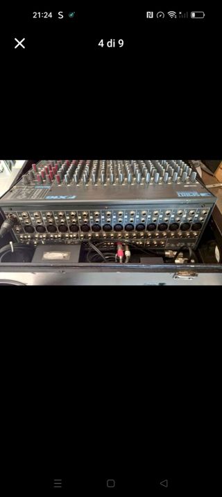 Mixer Lexicon Soundcraft FX16 + Roadcase