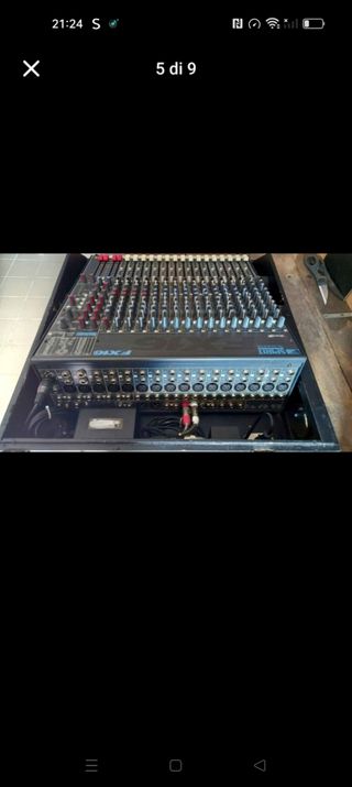 Mixer Lexicon Soundcraft FX16 + Roadcase