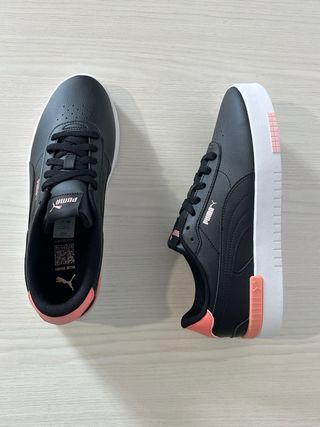 Scarpe Puma nere e rosa taglia 42
