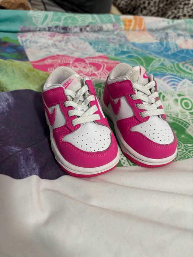 Nike Bebé Talla 18.5 Rosa y Blanco