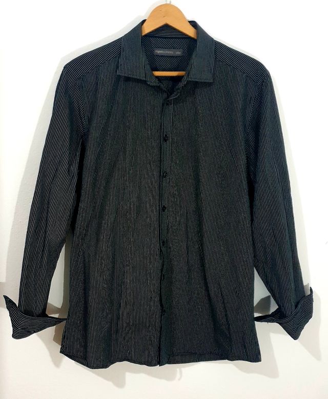 Camisa Rayas Finas Talla L