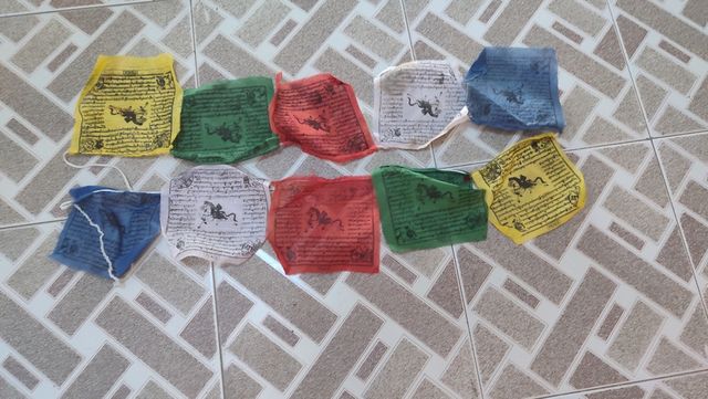 Banderas Tibetanas Budistas