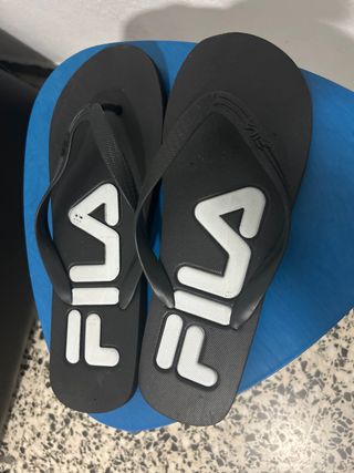 Chanclas Fila Negras