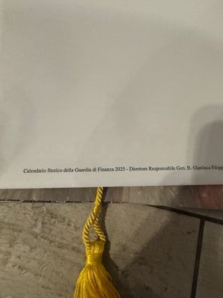 Calendario Storico Guardia di Finanza 2025