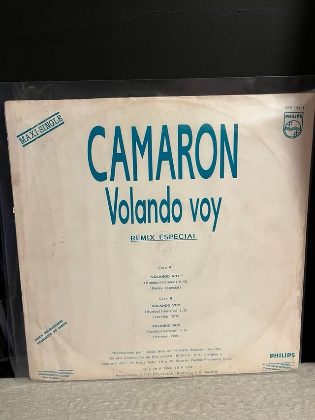Camarón - Volando Voy. Remix Especial (EP 1990)