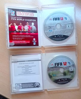 Juegos FIFA 9, FIFA 12 y FIFA 13 PS3