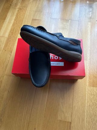 Mocasines Fluchos Caballero azul marino