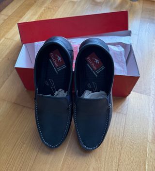 Mocasines Fluchos Caballero azul marino