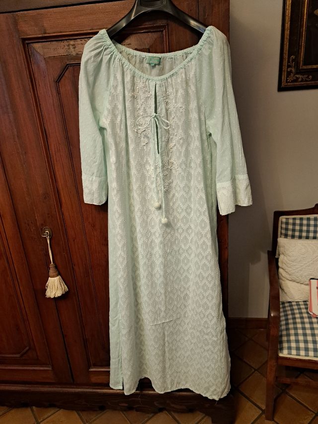 Abito copricostume verde