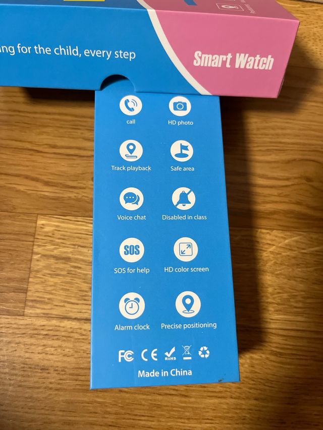 Reloj Inteligente Infantil Rosa