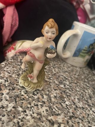 Capodimonte Bambino con cestino