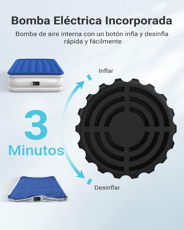 Colchón Hinchable Matrimonio idoo