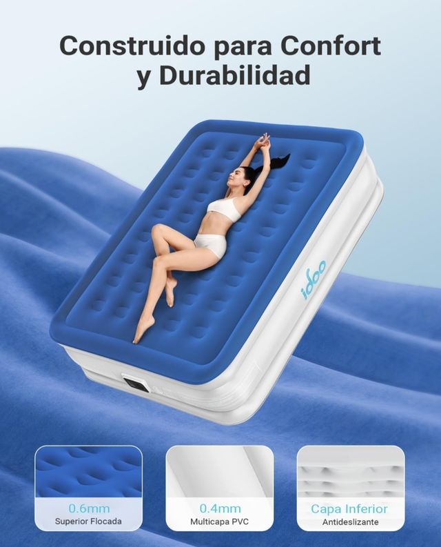 Colchón Hinchable Matrimonio idoo