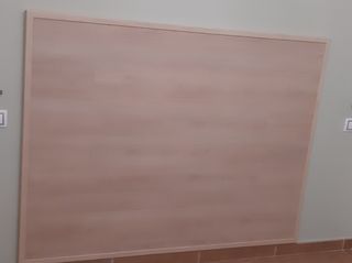 Cabecero de cama matrimonio madera