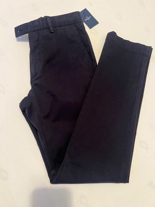 Pantalón chino Hackett azul, talla 28L