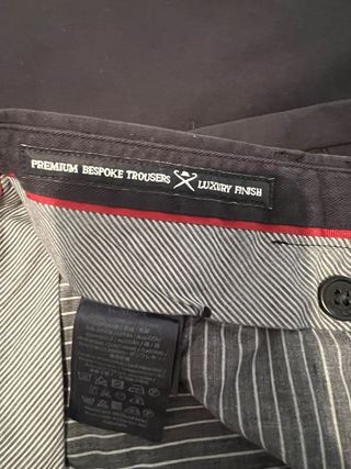 Pantalón chino Hackett azul, talla 28L