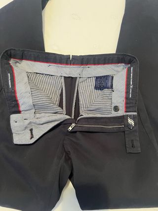 Pantalón chino Hackett azul, talla 28L