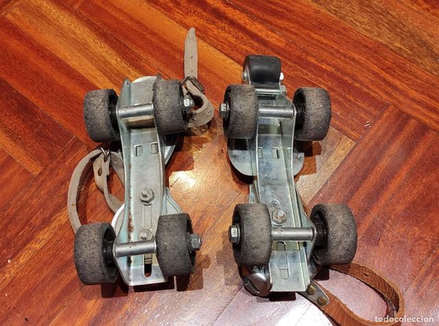 Antiguos Patines Metálicos. Marca Sancheski (Irún)