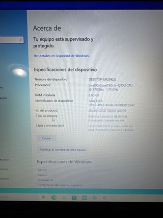 Portátil Dell Inspiron Windows 8 Plata