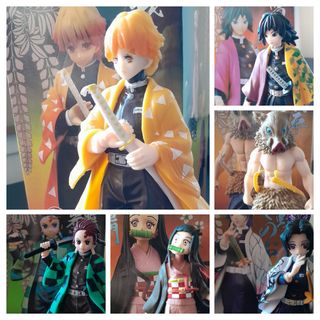 LOTE FIGURAS DEMON SLAYER