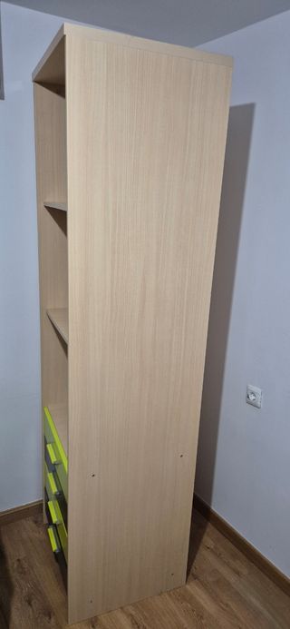 Estantería 3 baldas y 4 cajones