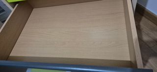 Estantería 3 baldas y 4 cajones