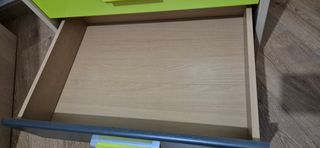 Estantería 3 baldas y 4 cajones