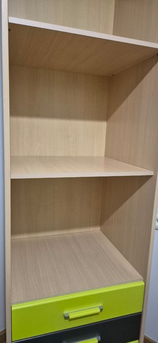 Estantería 3 baldas y 4 cajones