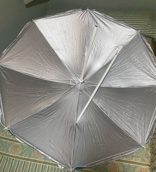 Parasol Playa Anti UV 160cm Inclinable Nuevo