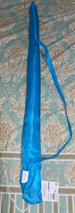 Parasol Playa Anti UV 160cm Inclinable Nuevo