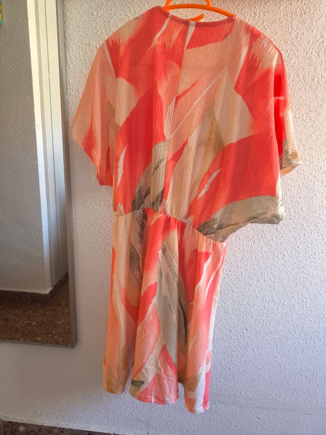 Vestido corto estampado floral