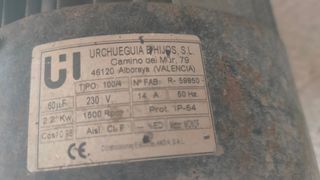 MOTOR ELÉCTRICO INDUSTRIAL 2,2 Kw