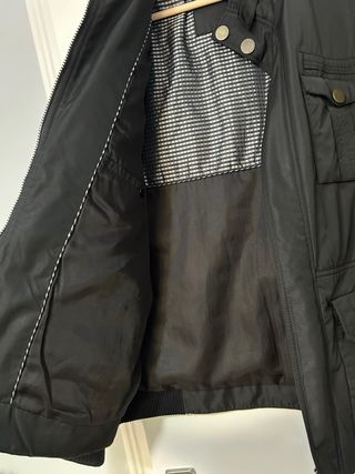 Chaquetón Anorak Negro Talla 50-52 Hombre