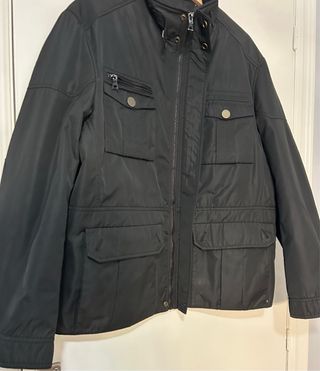 Chaquetón Anorak Negro Talla 50-52 Hombre