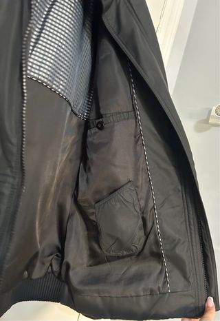 Chaquetón Anorak Negro Talla 50-52 Hombre