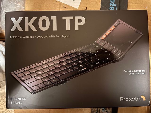Tastiera pieghevole ProtoArc XK01 TP con touchpad