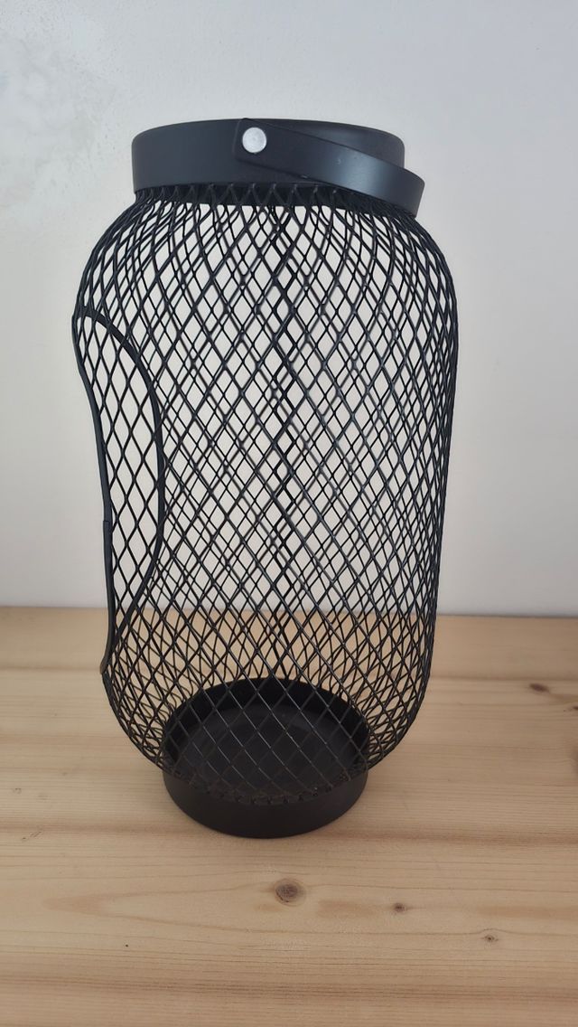 Portacandele Toppig IKEA metallo nero 
