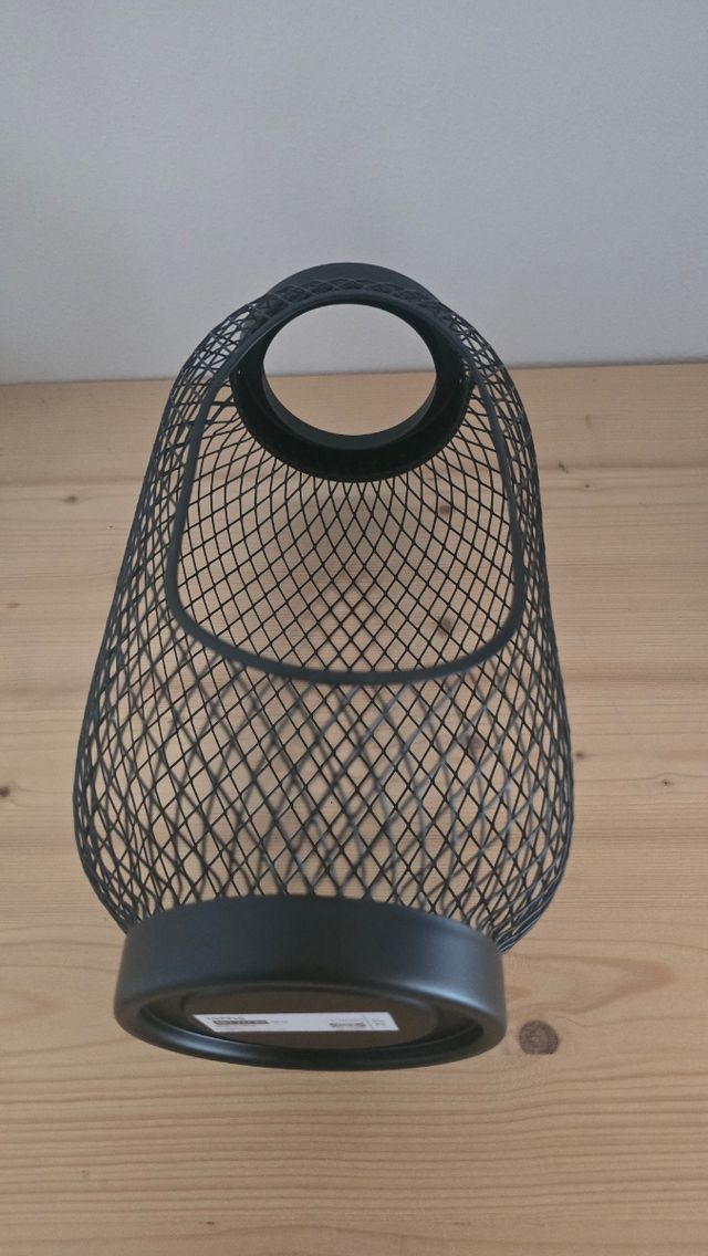 Portacandele Toppig IKEA metallo nero 