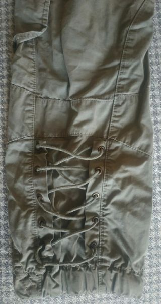 Pantaloni cargo tortora donna