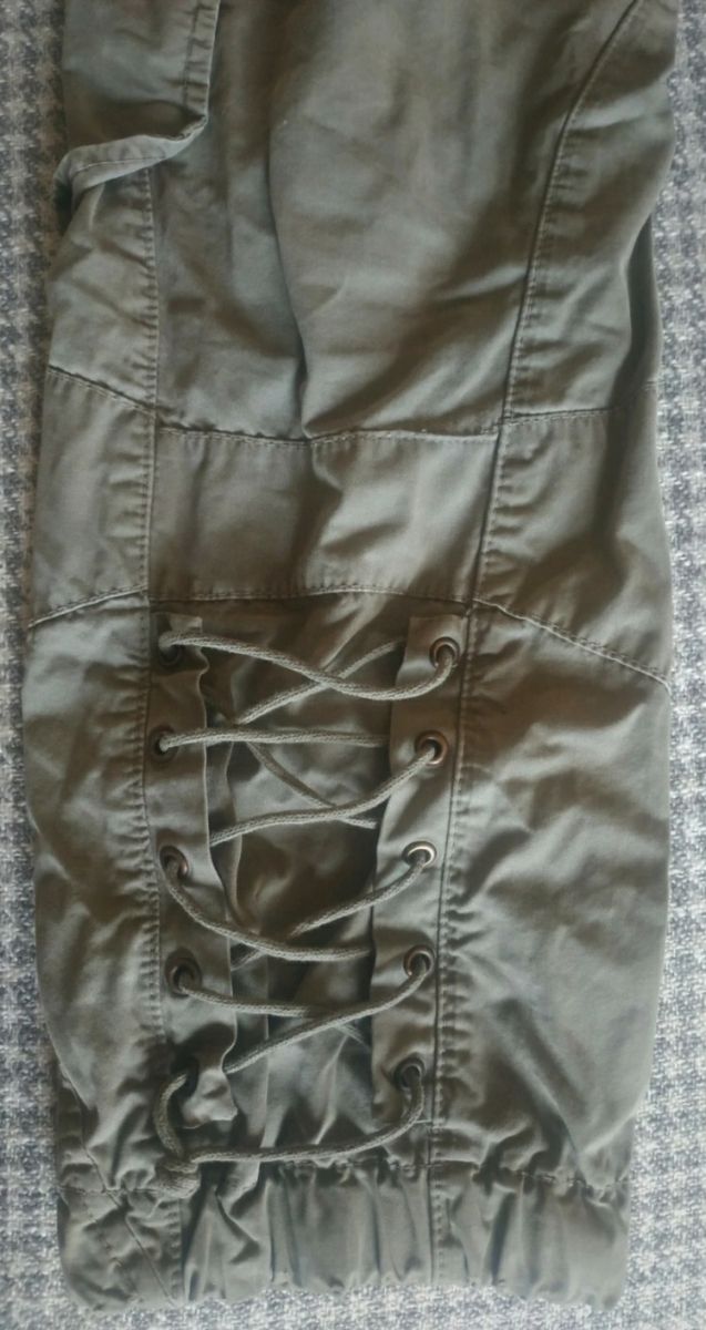 Pantaloni cargo tortora donna