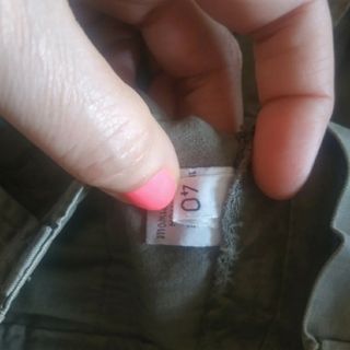 Pantaloni cargo tortora donna