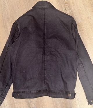 Zara Cazadora Negra – Estilo Carhartt, Talla L