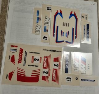 SCALEXTRIC EXIN PEGATINAS RESTAURACION COCHES