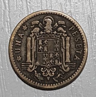 Moneda 1 Peseta 1947 España