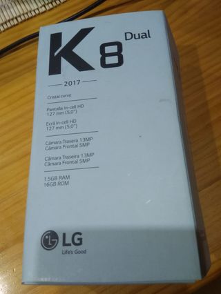 Teléfono MOVIL LG K8 M200E Plata
